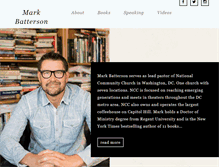 Tablet Screenshot of markbatterson.com